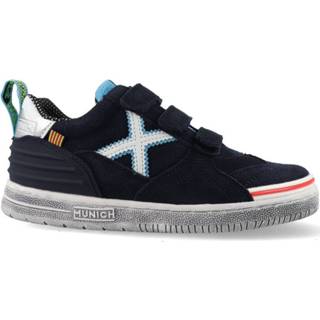 👉 Blauw suede jongens 31 jeugd Munich G-3 Kid Fros 1514337 Blauw-31 maat 8445648092567