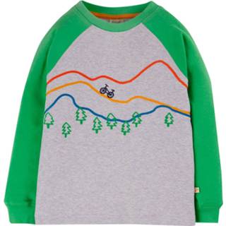 👉 Longsleeve uniseks meerkleurig Frugi - Kid's Jake Applique Top maat 4-5 Years, 5056481696596