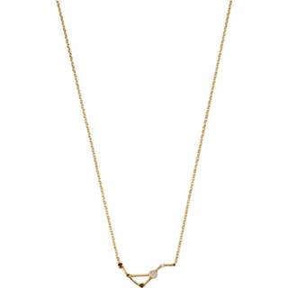 👉 Halsketting bruin zilver vrouwen echt Collier Sterrenbeeld Weegschaal 4055707097637