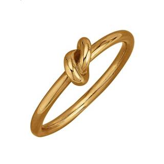 👉 Damesring goud legering geel vrouwen geelgoudkleur met knoopelement Diemer Gold 4055709347693