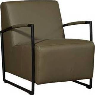 👉 Leren fauteuil groen groene leer creative 606 groen, leer, stoel 8719128968018