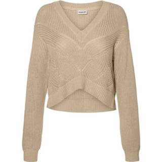 👉 Noisy May Nmsia L/s V-neck Cropped Knit Dd