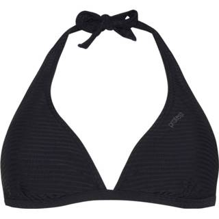 👉 Protest - Women's Mixwanaka Halter Bikini Top B&C-Cup - Bikinitop maat 42 - Cup: B, zwart