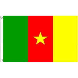 👉 Vlag active Kameroen 90x150cm | Best Value 7430439460428