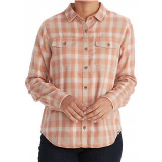 👉 Over hemd XL vrouwen beige Marmot - Women's Fairfax Midweight Flannel Overhemd maat XL, 195115118839