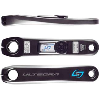 👉 Powermeter l zwart Stages Cycling Power Meter Ultegra R8100 - Crankstellen met vermogensmeter zonder bladen