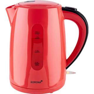 👉 Waterkoker rood unisex snoerloos Korona 4053035201320