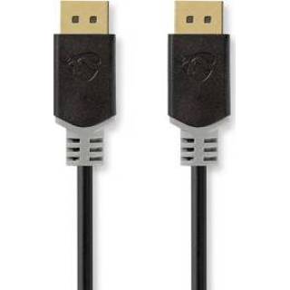 👉 DisplayPort PVC DisplayPort-Kabel | Male 8KHz Verguld 1.0 m Rond A 5412810335848