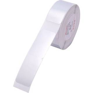 👉 Label printer Niimbot Thermal Transfer Skicker PET Paper for B18 Barcode Jewelry Price Size Name Blank Labels Waterproof Tear Resistant 14x50mm 130sheets/roll Tag Office Supplies Clothing Stores Cable Wires