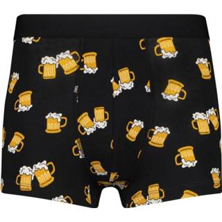 Zwart katoen bodykatoen s mannen HEMA Heren Boxer Kort Stretch Bier (zwart)