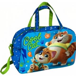 Schooltas blauw polyester 44 Gatti Cool Cat 12,5 x 3 19 cm 8054708122498