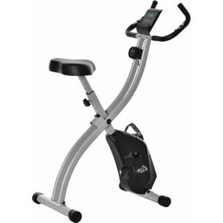 👉 Hometrainer grijs zwart active HOMdotCOM X-Bike grijs/zwart 86 cm x 47 112 6095806623601