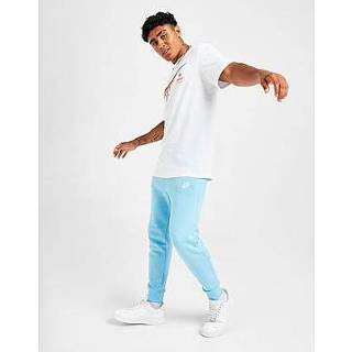 👉 Blauw wit s mannen Nike Foundation Cuffed Fleece Pants Heren - Blue Chill/Blue Chill/White 195871857911