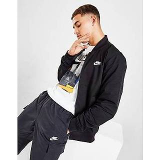 👉 Bomberjack zwart wit XS male mannen Nike Sportswear Sport Essentials Geweven zonder voering voor heren - Black/White 195245674342