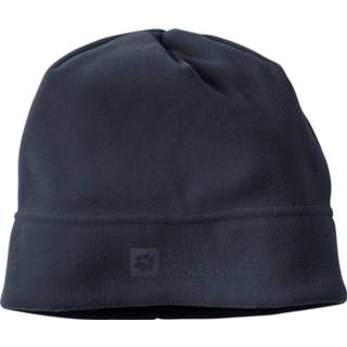 Beanie One Size uniseks zwart grijs Jack Wolfskin - Real Stuff Muts maat Size, zwart/grijs 4064993573732