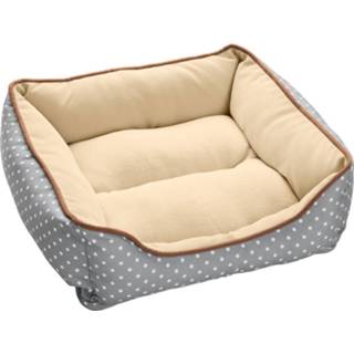 👉 Sofa grijs wit Hunter - White Dots Hondenspullen maat 40 x cm, 4016739447371