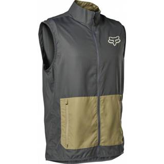 👉 Vest zwart mannen XXL FOX Racing - Ranger Wind Fietsbodywarmer maat XXL, 191972613975