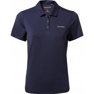 👉 Polo shirt sectenwering 20 vrouwen wit grijs Craghoppers - Women's NosiLife Pro Poloshirt maat 20, grijs/wit 5054904571307