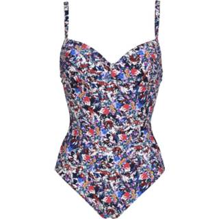👉 Badpak meerkleurig vrouwen 50 Arena - Women's Bodylift Swimsuit Sibilla U Back maat Cup: C, 3468336705575