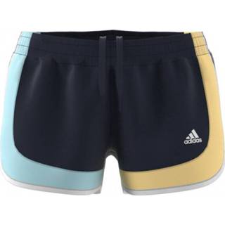 👉 Bruin vrouwen Adidas - Women's M20 C/B Short Hardloopshort maat S Length: 4'', 4065429967026