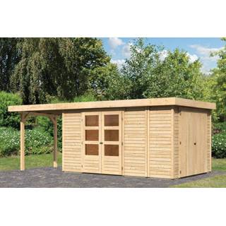 👉 Tuinhuisje Woodfeeling | Tuinhuis Retola 6 met Overkapping 2,4 en Opslagruimte 4010090829685