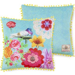 👉 Dekbedovertrek antraciet Happiness Botanica Aqua 8717285197364