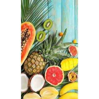 👉 Peuterdekbedovertrek antraciet peuters Good Morning peuter dekbedovertrek Fresh Fruits 100 x 135 cm 8717285169842