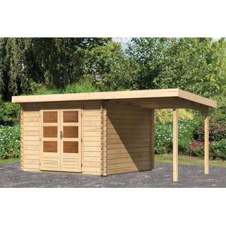 👉 Tuinhuisje Woodfeeling | Tuinhuis Bastrup 5 met Overkapping 2,0 4010090739908