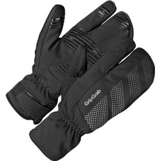 👉 Glove l zwart GripGrab Ride Windproof Deep Winter Lobster Gloves - Handschoenen 5708486019084