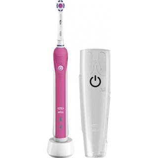 👉 Elektrische tandenborstel wit roze active 6x Oral-B 3d White Pro 2500 Pink 1 Stuks 4210201162339