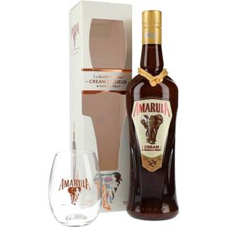 👉 Glas Amarula Cream in Giftbox met