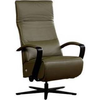 👉 Relaxfauteuil groen groene leer Leren matrix 989 groen, leer, stoel 8719128964874