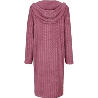 👉 Badjas katoen vrouwen blauw effen van gestructureerde badstof Harmony 4055708797031