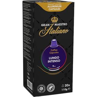 Nespresso compatible kruidig capsules brazili Gran Maestro Italiano - Lungo Intenso cups 8719418017358