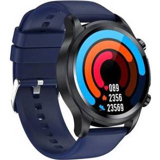 👉 Smartwatch blauw Waterbestendig Sports met ECG E400 - TPU Band 5714122281562
