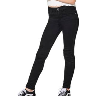 👉 Skinnyjeans meisjes zwart kinderen Kids Only Royal Life Regular Skinny Jeans 5715099994394