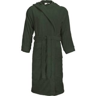 👉 Badjas donkergroen The One Classic met capuchon 420 gram Dark Green-S/M 8720289531287