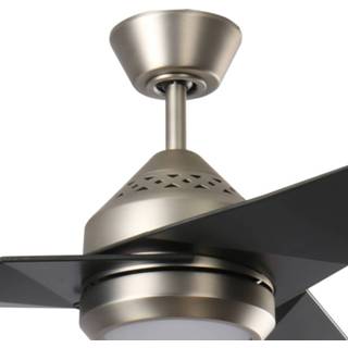 👉 Plafondventilator zwart tin antiek LED Jade,