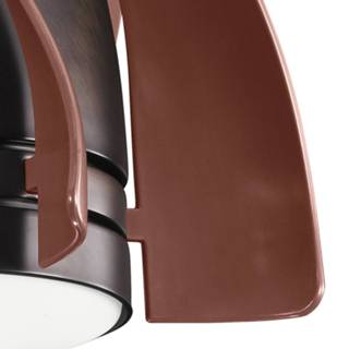 👉 Plafondventilator brons geolied LED Terna
