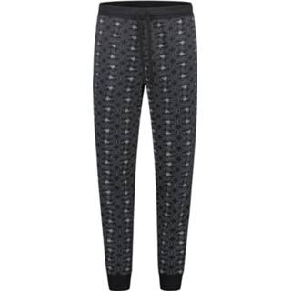 👉 Joggingbroek XL mannen zwart Emporio Armani All Over Logo Terry Heren 8057163334543