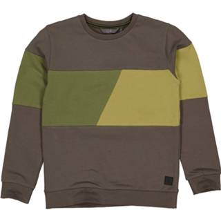 Jongens sweater groen grijs LEVV Little - Bijs 8719226408812