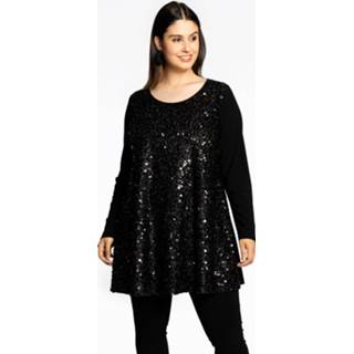 👉 Tuniek zwart wide bottom SEQUINS 42/44 black