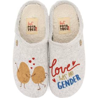 👉 Pantoffels vrouwen grijs Hot Potatoes Elphin 67802 Grijs-37 8445413120334
