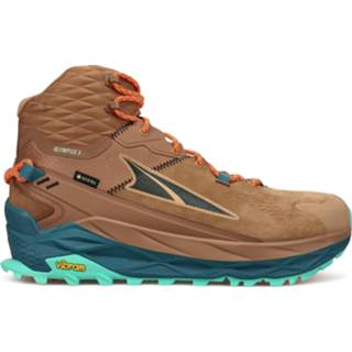 👉 Wandelschoenen bruin mannen hiking mountain Vibram MegaGrip Altra EGO MAX gore-tex OLYMPUS 5 HIKE MID GTX BROWN - Heren