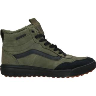 👉 Veterboots zwart groen veters laag kunststof textiel active leer Vans Range Exp Hi Vansguard Veterboot Zwart/Groen