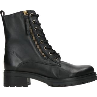 👉 Veterboots zwart laag kunststof textiel active leer Gabor Veterboot 4065171283917