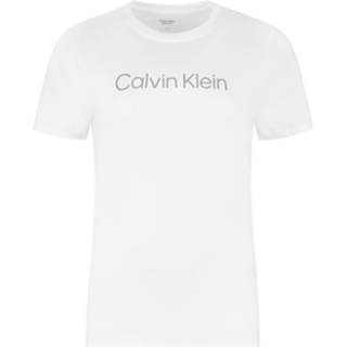 Shirt SS XS vrouwen wit Calvin Klein Performance Dames 8719855367764