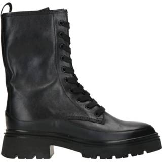 👉 Veterboots zwart laag kunststof textiel active leer Gabor Veterboot 4065171728319