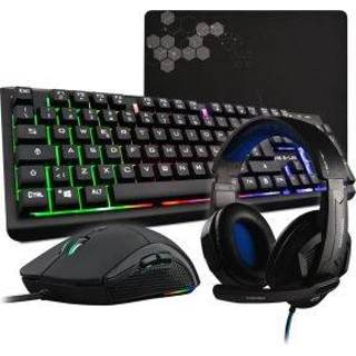 👉 Selenium The G-Lab Combo Gaming - Membrane Keyboard Keyz 160 US, Kult 170, Korp 100, Mouse Pad 3760162065220