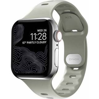 👉 Sportband blauw rubber Nomad Sport Band Slim Apple Watch 38mm / 40mm 41mm Glacier Blue 856500011394